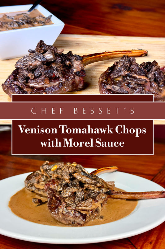 Rich & Flavorful Venison Tomahawk Recipe with Morel Mushrooms