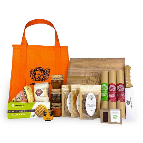 Sweet and Spicy Charcuterie Picnic Bag