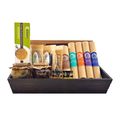 Classic Game Charcuterie Gift Basket