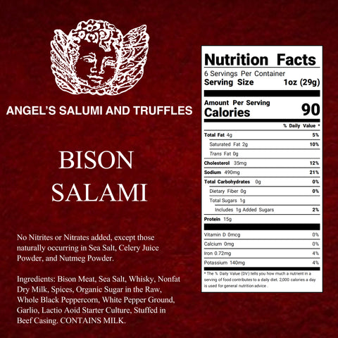 Bison Salami (6.5oz)