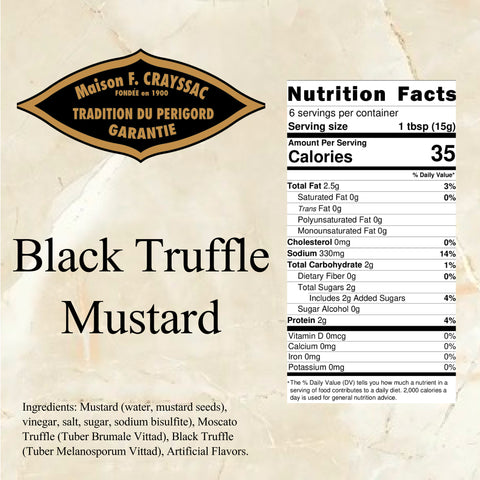 Black Truffle Mustard (3.5oz)