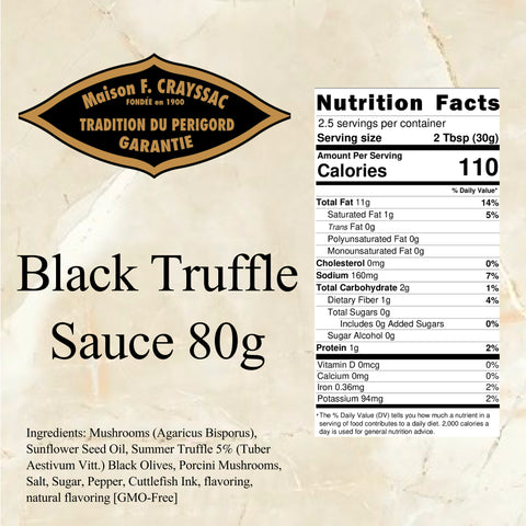 Black Truffle Sauce (80g or 500g)