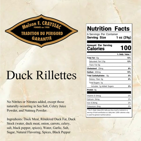 Duck Rillettes (8oz)