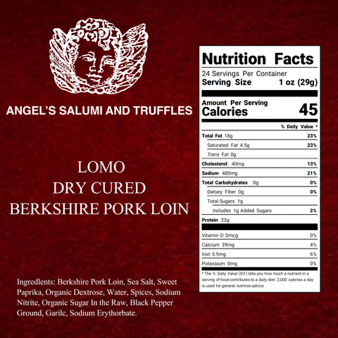 Lomo - Dry-Cured Berkshire Pork Loin (1lb)