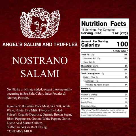 Nostrano House Salami (1.1lb)