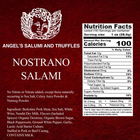 Nostrano House Salami (1.1lb)