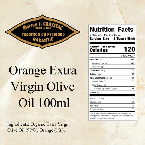 Orange Extra Virgin Olive Oil (100ml / 500ml)