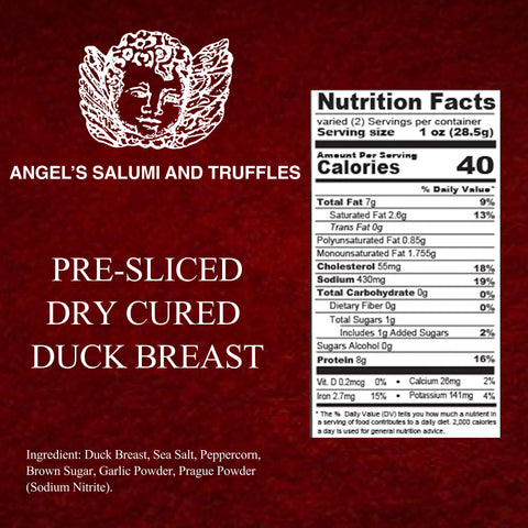 Pre-Sliced Duck Prosciutto (2oz)