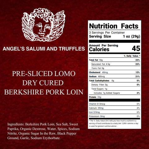 Pre-Sliced Berkshire Lomo (3oz)