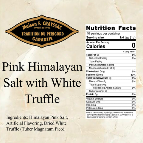 Pink Himalayan Salt with White Truffle (2.8oz)