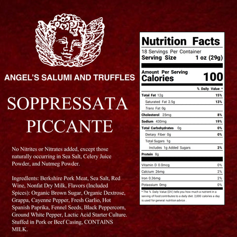 Soppressata Piccante Salami (1.1lb)