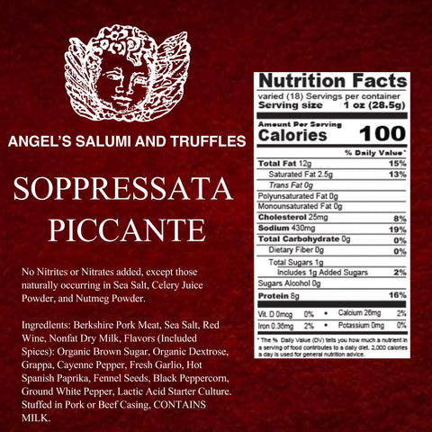 Soppressata Piccante Salami (1.1lb)