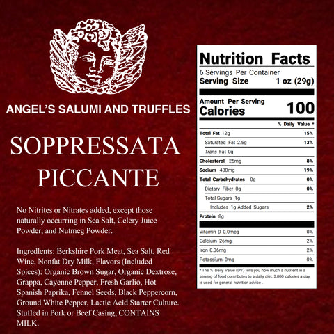 Soppressata Piccante Salami (5.5oz)